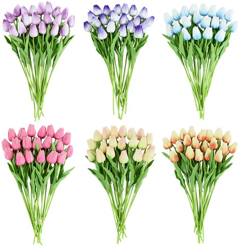 Tulp Tulpen 33cm bundel Skin F15 / Bundel ca. 10st Real Touch foam