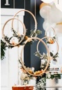 Bamboe ring Borduurring Flowerhoop ca. 9 cm /stuk Bamboo bloemenring