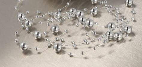 Parelketting Parelguirlande per 3 meter kleinverpakking Zilver 3+8 mm 