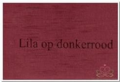 Donkerrood 70 mm met lila opdruk ca. 80 cm - Met liefde gegeven 