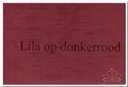 Donkerrood 70 mm met lila opdruk ca. 80 cm - Met liefde gegeven 
