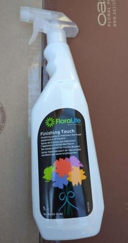 Flora life finishing touch 1 liter spray  [zonder spuitgas] voorheen Oasis® clear life clearlife 400ml