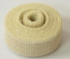 Jute band Juteband Jutte Gebleekt rol 40 meter 5 cm breed 