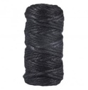 Jute dik 6 dr 6 mm ca. 35 m rol Zwart 