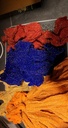 Nylon glitternylon Oranje voor het maken van bloemen 