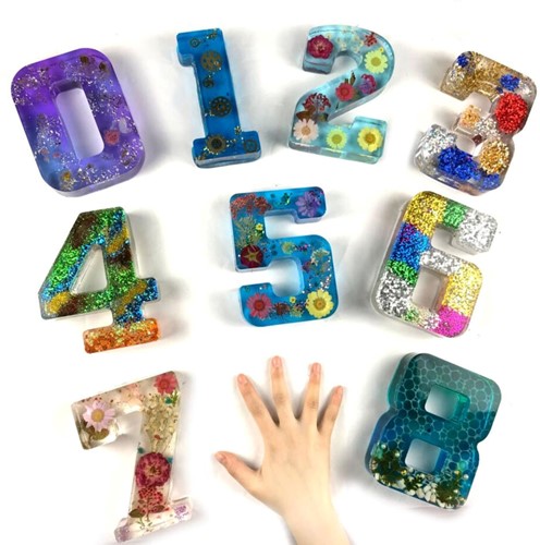 Siliconenmal 16 cm Letter Q voor Epoxy Resin, Zeep, Kaars etc