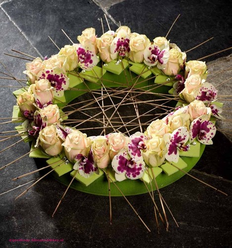 Oasis® Naylorbase Ring  oase voor verse bloemen 40 cm