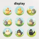 Sluitstickers Vrolijke Kuikentjes etiket 2,5 cm rol 500 labels.webp