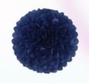 Tissue Paper Pom Poms Flower Balls 15 cm ,  - yellow geel feestversiering