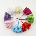 foam Curly Stamen Bacca pick Roserood 12/bundel voor corsages en inpakken