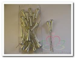 Parelspelden de Luxe 311 Zilver of Goud 24 stuks 