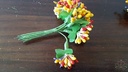 Besjes blad meeldraden Geel Oranje bundel 10 stuks