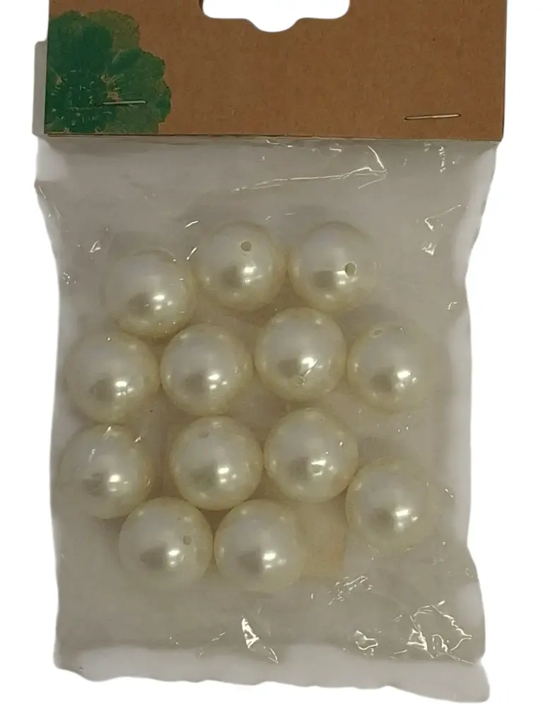 Parel, rijgparels 20 mm 50 gr hbl85-0088-057 Pearl  