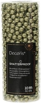 Parelketting Parelguirlande Rosemary Groen 8 mm rol 10 meter