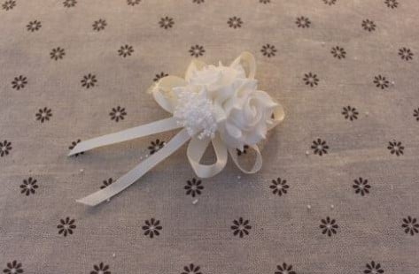 Polscorsage Elastisch Off White klaar