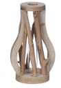 Decoratief Drijfhout met Reageerbuis L9,5 W7,5 H15,5 cm