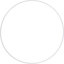 Metalen ring Zilver gelakt 25 cm per stuk