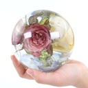 Siliconenmal Bol rond Epoxy resin zeep kaarsen 45 mm per stuk