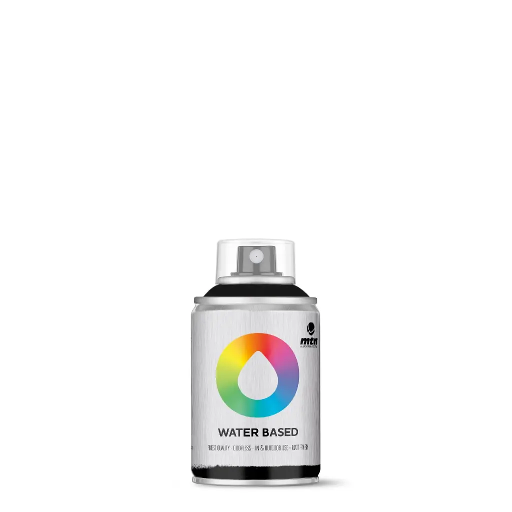 Flower Decor Verfspray Waterbasis voor Verse bloemen Styropor en Graffiti Carbon black Zwart 100ml 