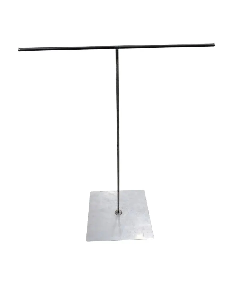 Metalen T frame met stang voor Bloemstukken met verse bloemen 50x40x20 cm 