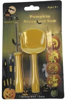 [A-027529] Pompoen uitsnijsetje setje om pompoenzaden uit te snijden carvingkit