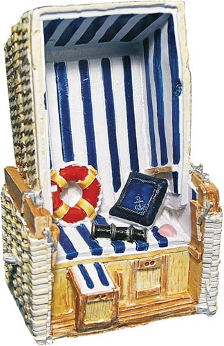 [A-012388] Strandstoel Polyresin Maritiem 11 cm 1 stuk
