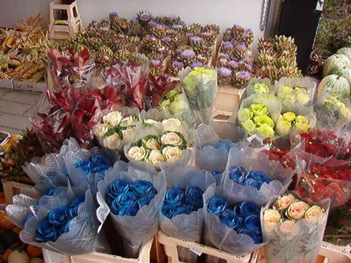 [A-011364] Bloemenzuigverf voor verse bloemen DonkerBlauw 100 gram