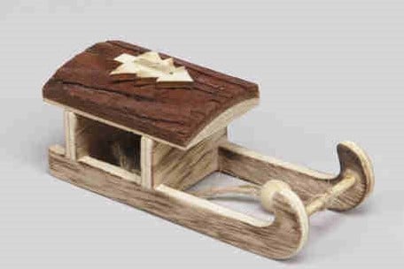 [A-014396] Houten Slee Naturel 4x10 cm per stuk