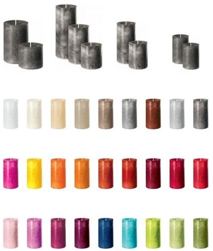 [A-014513] Trendkaars Kaars Zelfdovend Marone Bruin 70x60 mm per stuk