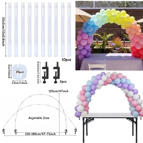 [A-024626] Verstelbare tafel ballonnenboog incl. accessoires excl. ballonnen