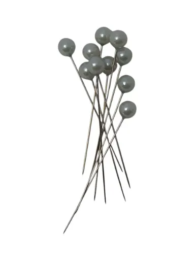 [A-002820] Parelspelden 61426 Zilver 8 mm 10 stuks