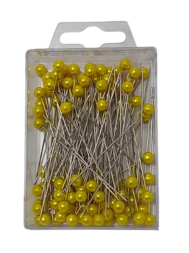 [A-003092] Parelspelden WM 08 Geel 6 mm doosje 100 stuks