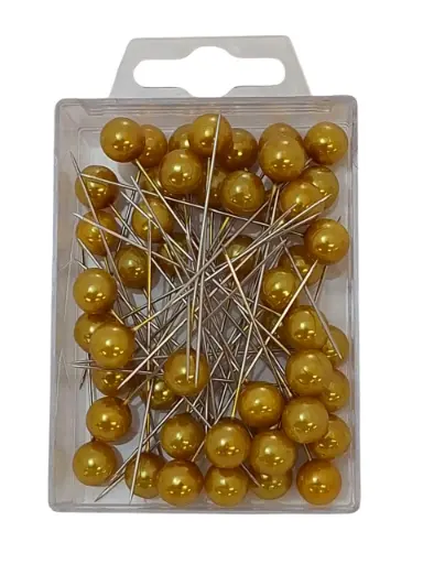 [A-003095] Parelspelden WM 09 Goud 10 mm doosje 50 stuks