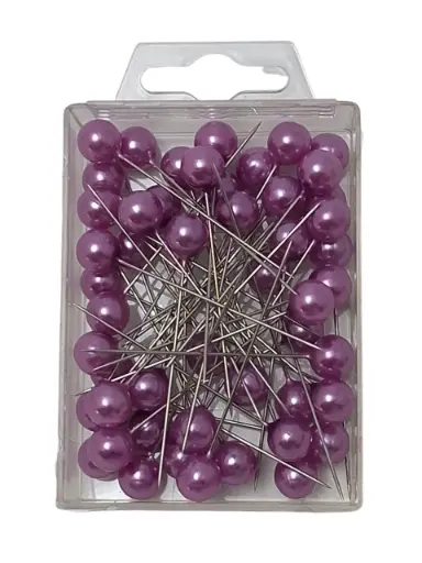 [A-003097] Parelspelden WM 22 Lila 10 mm doosje 50 stuks