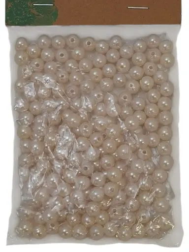 [A-003442] Parels rijgparels hbx 85-0086-018 Donkerchampagne 8 mm