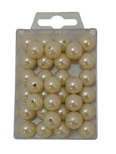 [A-004007] Parels Rijgparels WM 05 Champagne 14 mm