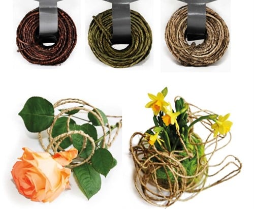 [A-013714] Oasis Grapevine Wire Groen ranken met draad 3 meter kleinverpakking