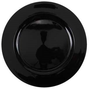 [A-024665] Onderbord Black Zwart 33 cm rond