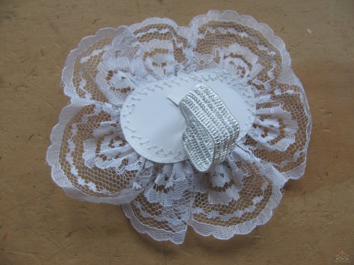 [A-010425] Polscorsage Kant White Elastisch pakje 12 stuks