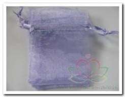 [A-005177] Cadeauzakje giftbag Organza Lila 7x9 cm