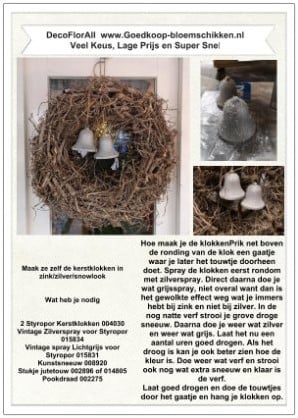 [A-016973] DIY Werkbeschrijving Kerstklokken in Zinklook 