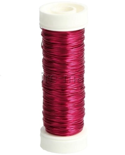 [A-024843] Myrtendraad 03 Bordeaux 0,3 mm 30 gram