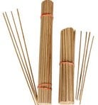 [A-014955] Tonkin bamboe stokjes kort naturel Ø3 mm 12.5 cm bundel 100 stuks