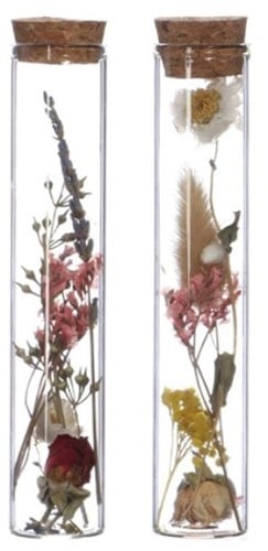 [A-022612] Reageerbuisjes glas met kurk 20 cm Ø3 cm doos 6 stuks