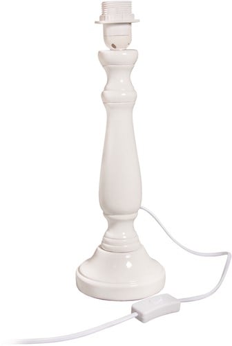 [A-014119] Keramieke lampenvoet Stockholm met kabel en schakelaar 39 cm
