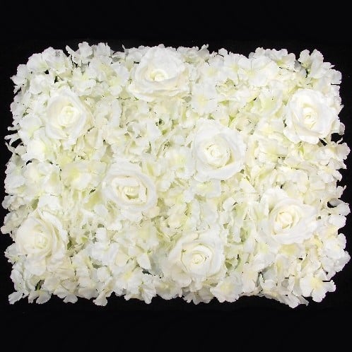 [A-015418] Flowerwall 40x60 cm 3D Ivory