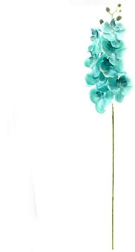 [A-014590] Phalaenopsis Orchidee Spray Turquoise Zijden 105 cm