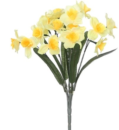 [A-023750] Narcisbush Kunstbloem ca. 40 cm bos 18 bloemen