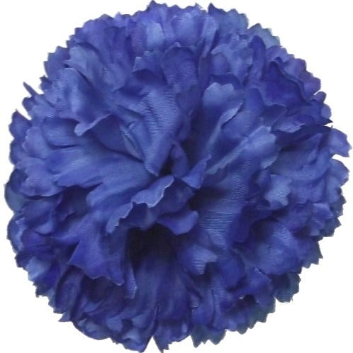 [A-024541] Anjerpick Koningsblauw Royal Blue Zijdenbloem per stuk