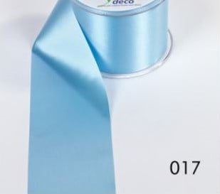 [A-018976] Zijdenlint Baby Blauw voor lintprinters 70 mm x 50 meter rol